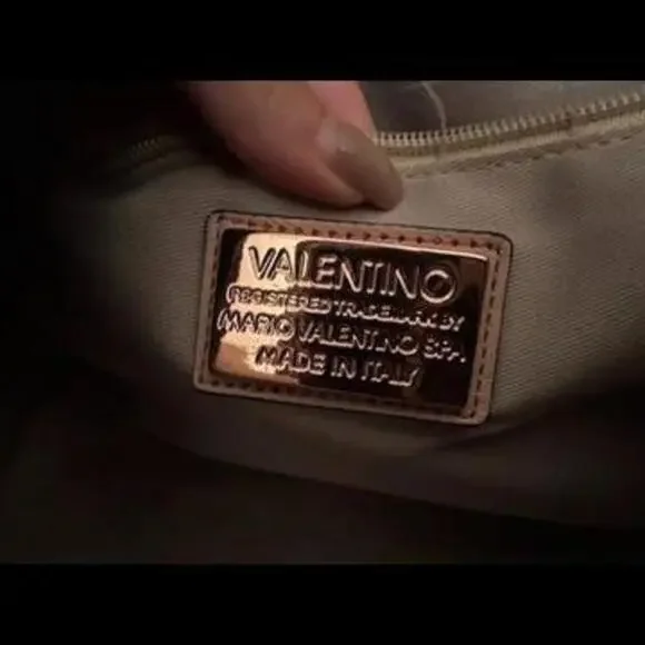 Valentino Chic Quilted Designer Tote in Blush - Picture 2 of 7